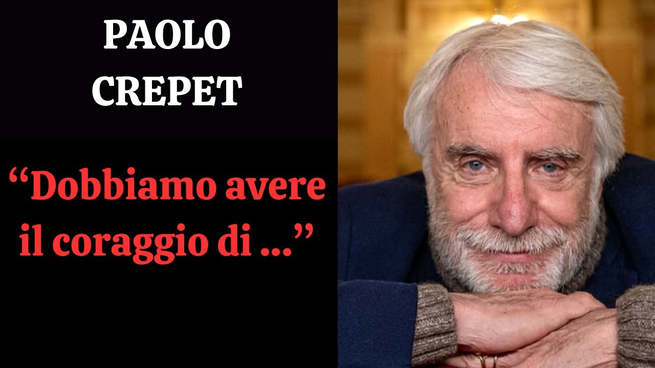 Paolo Crepet: “La libertà non è fare ciò che vuoi… ma avere il coraggio di pensare”