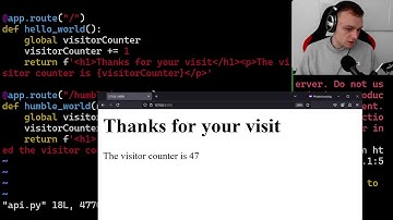 Coding an Ultra Simple App in Python using Flask