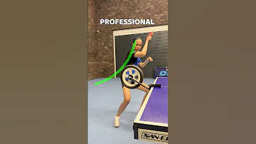 TOPSPIN Forehand Beginner Amateur Professional Tabletennis Pingpong Girl 