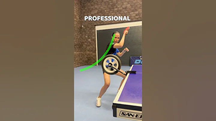 TOPSPIN forehand beginner amateur professional #tabletennis #pingpong #girl