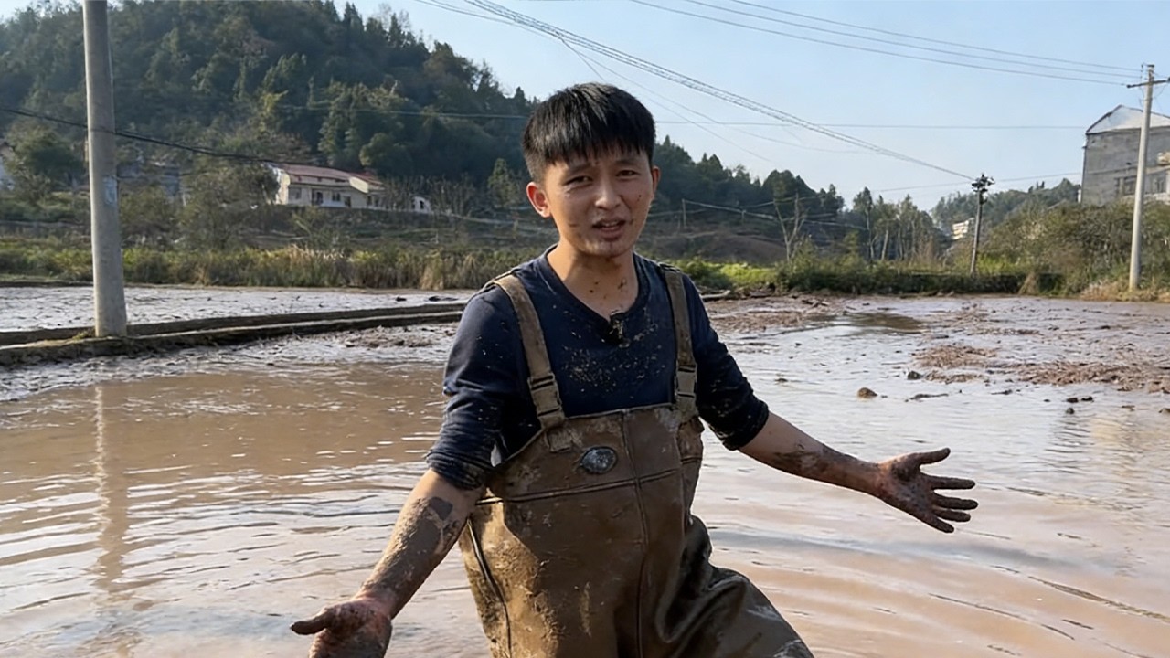 豪擲一萬塊包塘抓魚，新鮮魚貨一上岸，鄉親們圍過來買，這也太受歡迎了！#熱門 #fishing