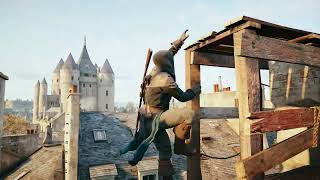 this is what the parkour of a master assassin looks like