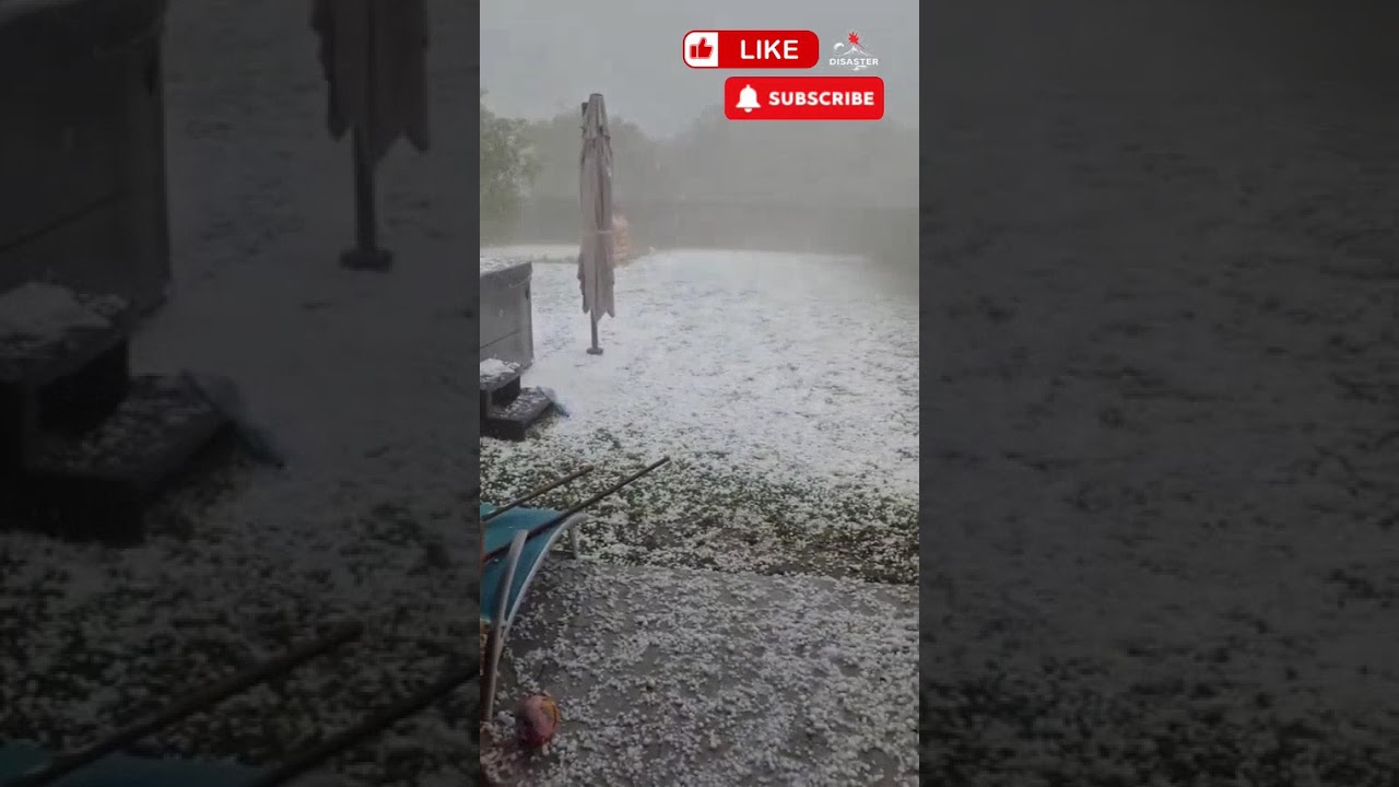 Heavy hailstorm in Toulouse of Occitania region, France 🇫🇷 (19.05.2025) (Part 1/2)
