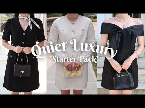 Quiet Luxury Outfits Starter Pack