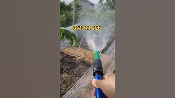 Vòi tưới rau, tưới cây, rửa xe đa năng giá rẻ, miễn phí ship toàn quốc #voituoicay