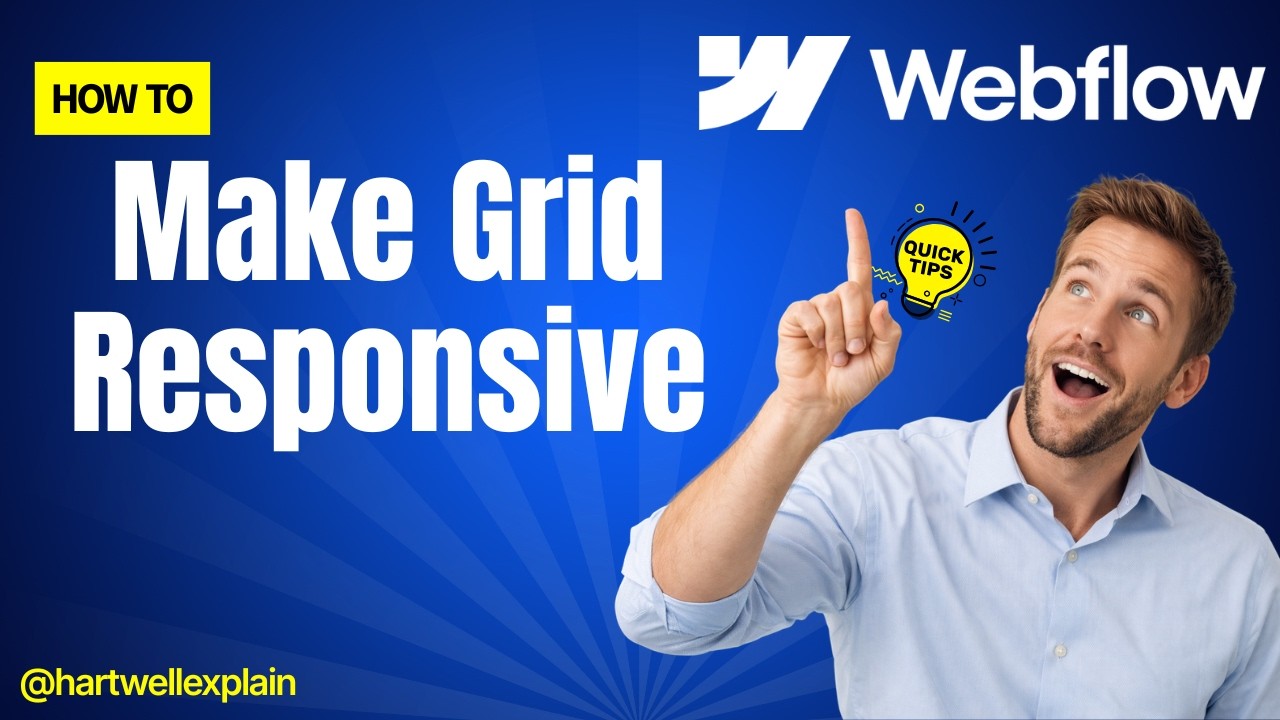 How to Make Grid Responsive in Webflow - YouTube