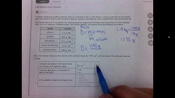 3.1c Calculating mass density