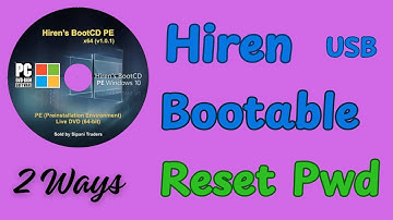 How to Reset Windows 10/11 Password in 2 Ways Using Hiren boot CD