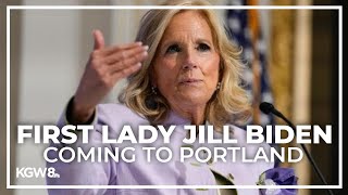 First Lady Jill Biden to visit Portland this week