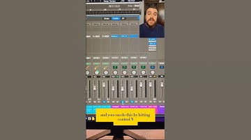 How to Create Aux tracks quickly in Logic Pro X