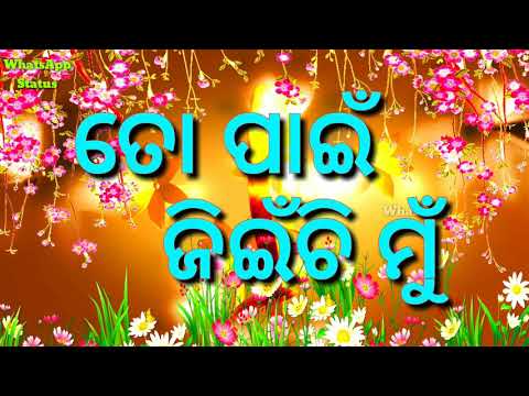 ତୋ ପାଇଁ ଜିଇଁ ଚି ମୁଁ... Odia WhatsApp Status Videos...