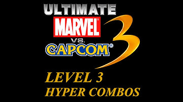 ULTIMATE Marvel vs. Capcom 3 All Level 3 Hypers