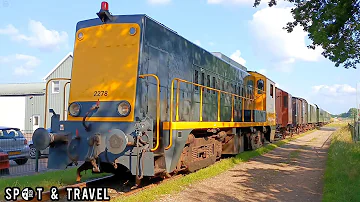 STAR-Loc 2278 vertrekt uit Stadskanaal, met Dinertrein! // Dutch heritage dinner train, 22-6-2024!