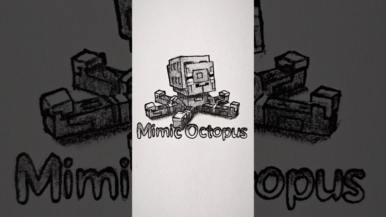 Speed drawing Mimic Octopus | Grow A Garden 😳 
