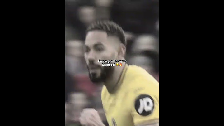Cunha goal against Liverpool