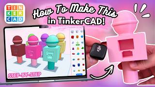 How To Design 3D Printed DJI Mic Holders in TinkerCAD | EASY Beginner Tutorial