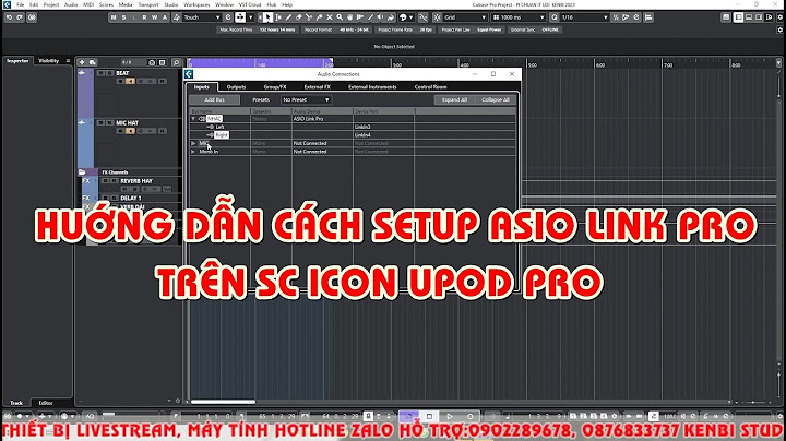 Hướng dẫn cai dat asio link pro năm 2024