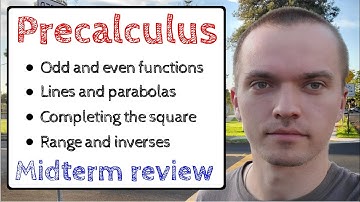 Precalculus Midterm Review Worksheet