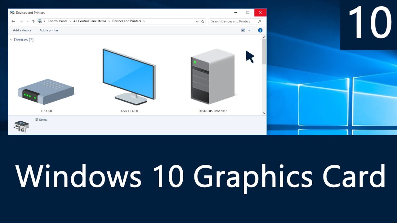 Windows 10 - How to Check Graphics Card Have - YouTube