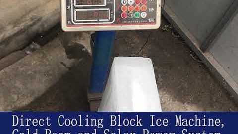 CSCPOWER Direct Cooling Block Ice Machine,Cold Room and Solar Power System Shipping to Congo