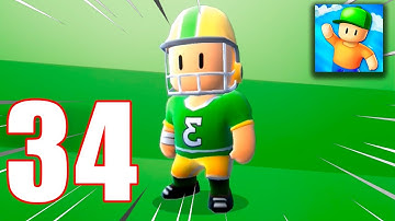 Stumble Guys - LINEBACKER - UNCOMMON - Gameplay Walkthrough Part 34 (iOS, Android)