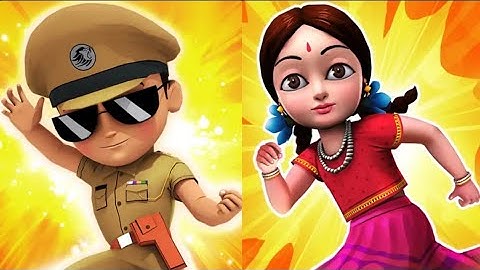 Little Singham VS Little Radha Run Android Gameplay