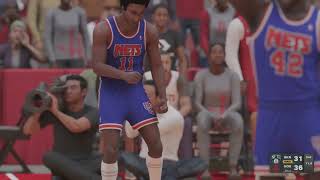 NBA 2K23 - DAVE BING ANDONE UP AND UNDER FINISH AT THE BASKET