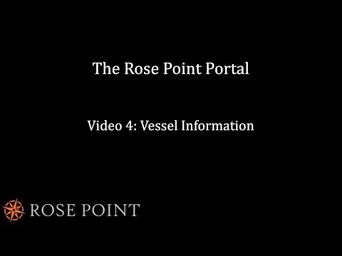 Video 4 - Vessel Information