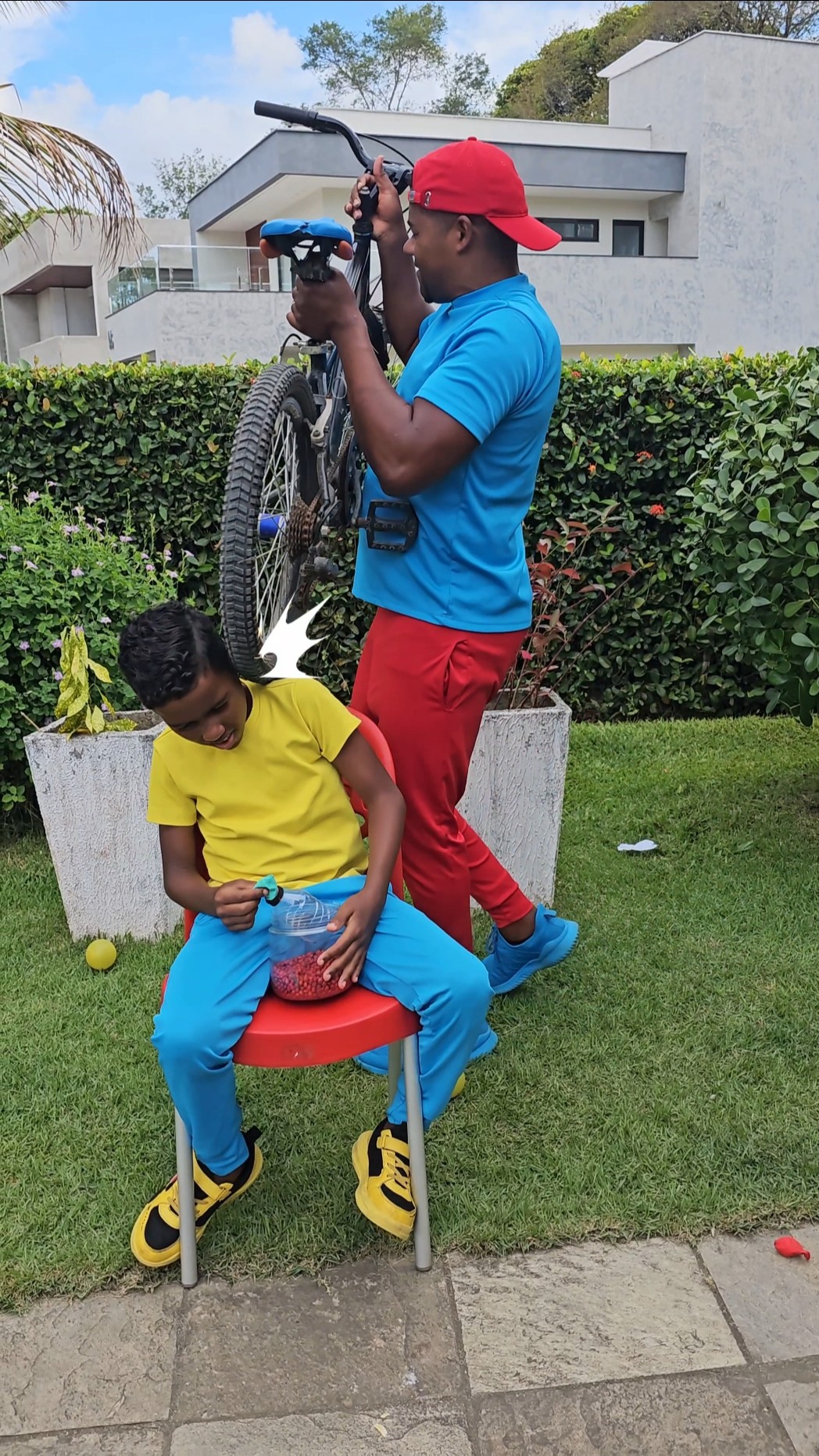 Bicicleta na Cabeça OPaa ?? #comedy #funnyvideo #funny