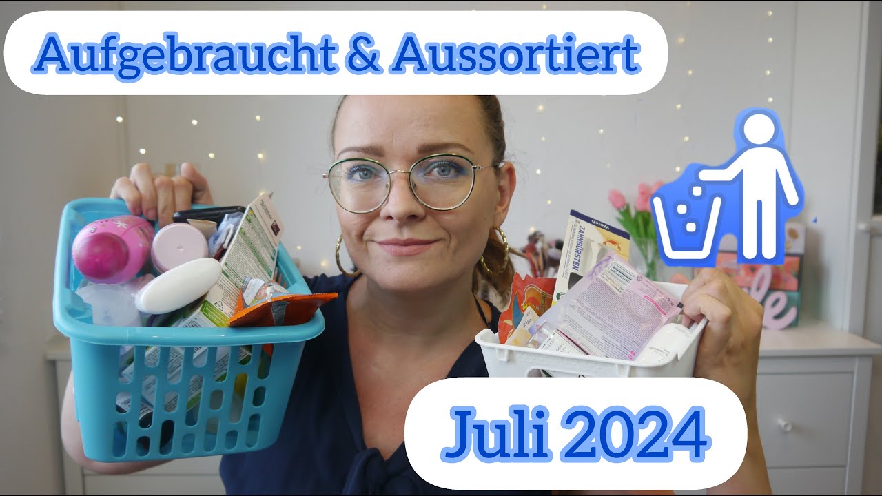 Bin früh diesen Monat...😎 | Aufgebraucht & Aussortiert Juli 2024 | Simplybee
