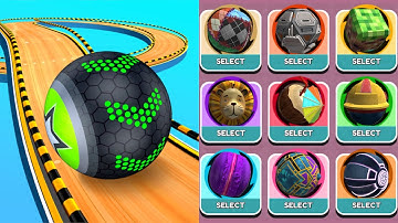 Going Balls Speedrun, Grappige mislukkingen, Uitdaging, Portal Run, Moeilijk level Android, iOS G...