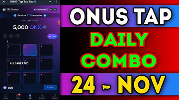 24 November Onus Tap Tap Tap Daily Code || Today Onus Daily Code || AGP #onusdailycode  #1