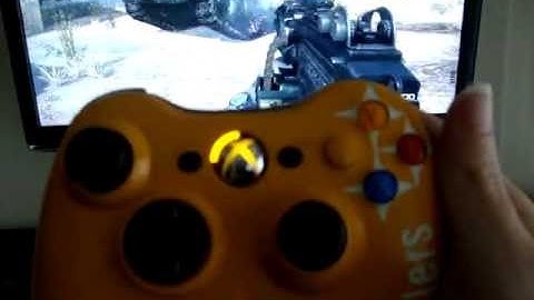 Steelers Custom XBOX 360 Controller w/ Rumble Activated Guide Button