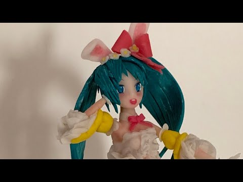 13】How to make anime figure/Yoaihime【Clay Tutorial/ DIY/Lovely4u】 