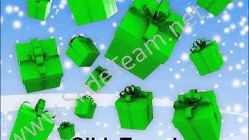 Falling Gift Boxes Christmas PowerPoint Templates PPT Backgrounds  1112 Slides Backgrounds