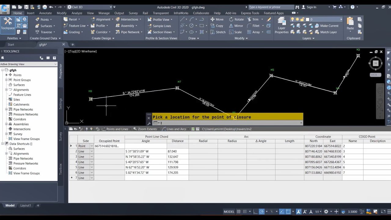 تصحيح جميع انواع الترافرس المغلق والموصل والمفتوح في فيديو واحد