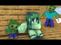 Monster School: poor baby zombie bad family - Minecraft Animation