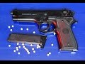 Beretta model 92 FS airsoft spring pistol - review and shooting test