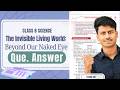 The Invisible Living World Beyond Our Naked Eye | Class 8 Science Ch 2 Que. Ans | CBSE ICSE KVS 2027