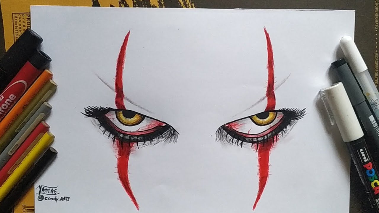 How To Draw Pennywise In Simple And Easy Steps