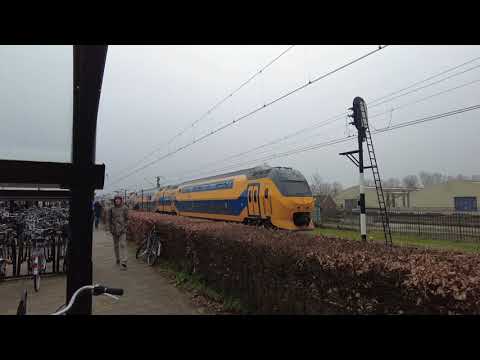 [4k] Dutch 🇳🇱 Trains in Bovenkarspel the Netherlands ....