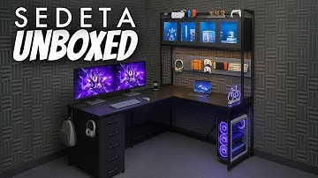 Best Budget Gaming Desk? Building the SEDETA 62" L-Shaped Desk!