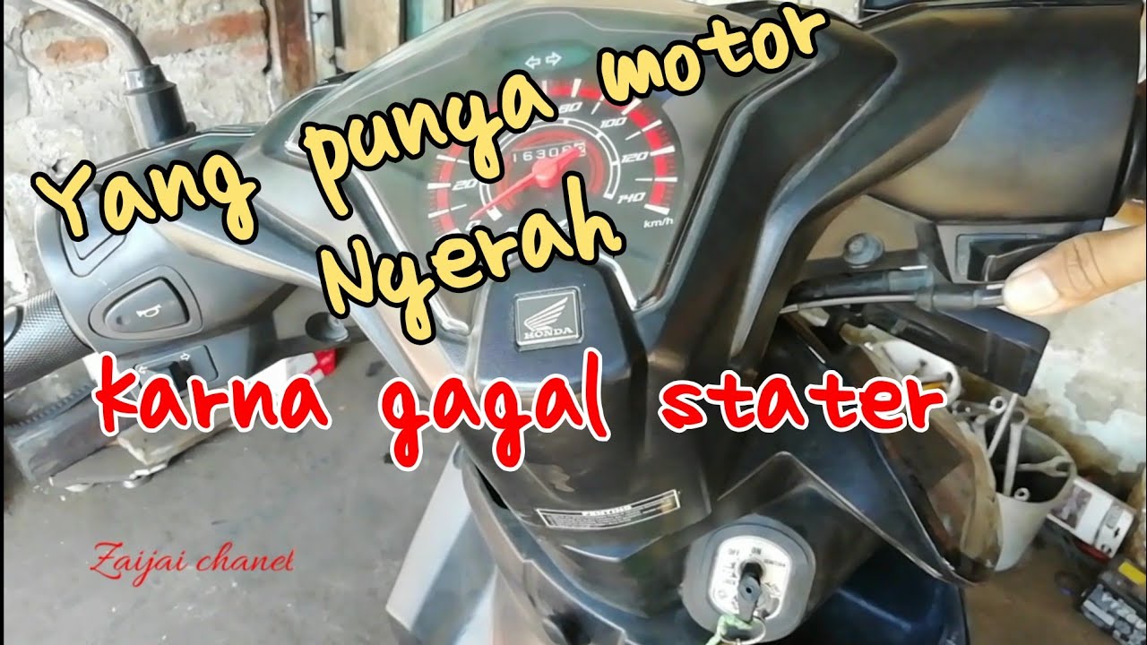 Beat esp gagal stater ( yang punya motor nyerah ) 😁