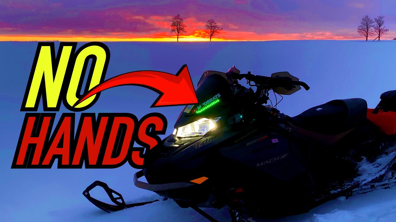Look Ma, No Hands!  Snowmobile Signal Light/LJE courtesy Light review 