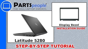 Dell Latitude 5280 (P27S001) Display Bezel How-To Video Tutorial