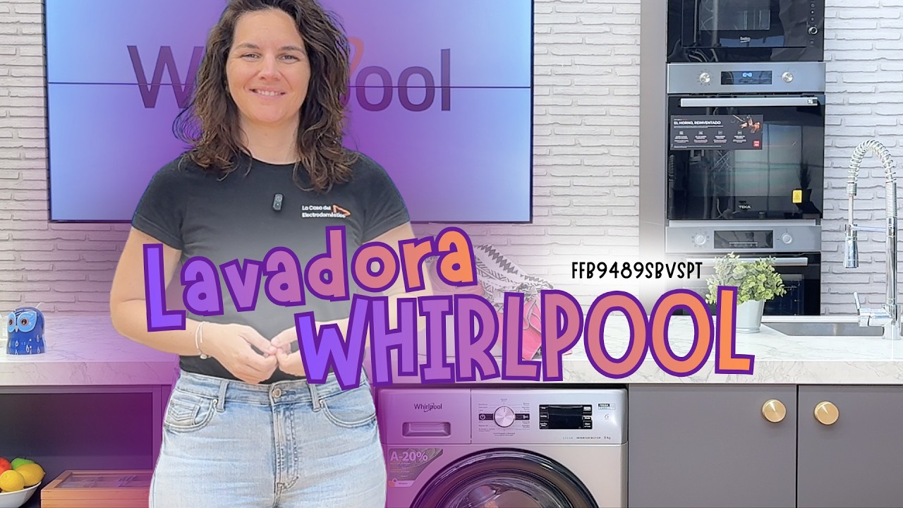 💧 Whirlpool FFB9489SBVSPT | Lavadora 9kg con FreshCare+ y muy eficiente