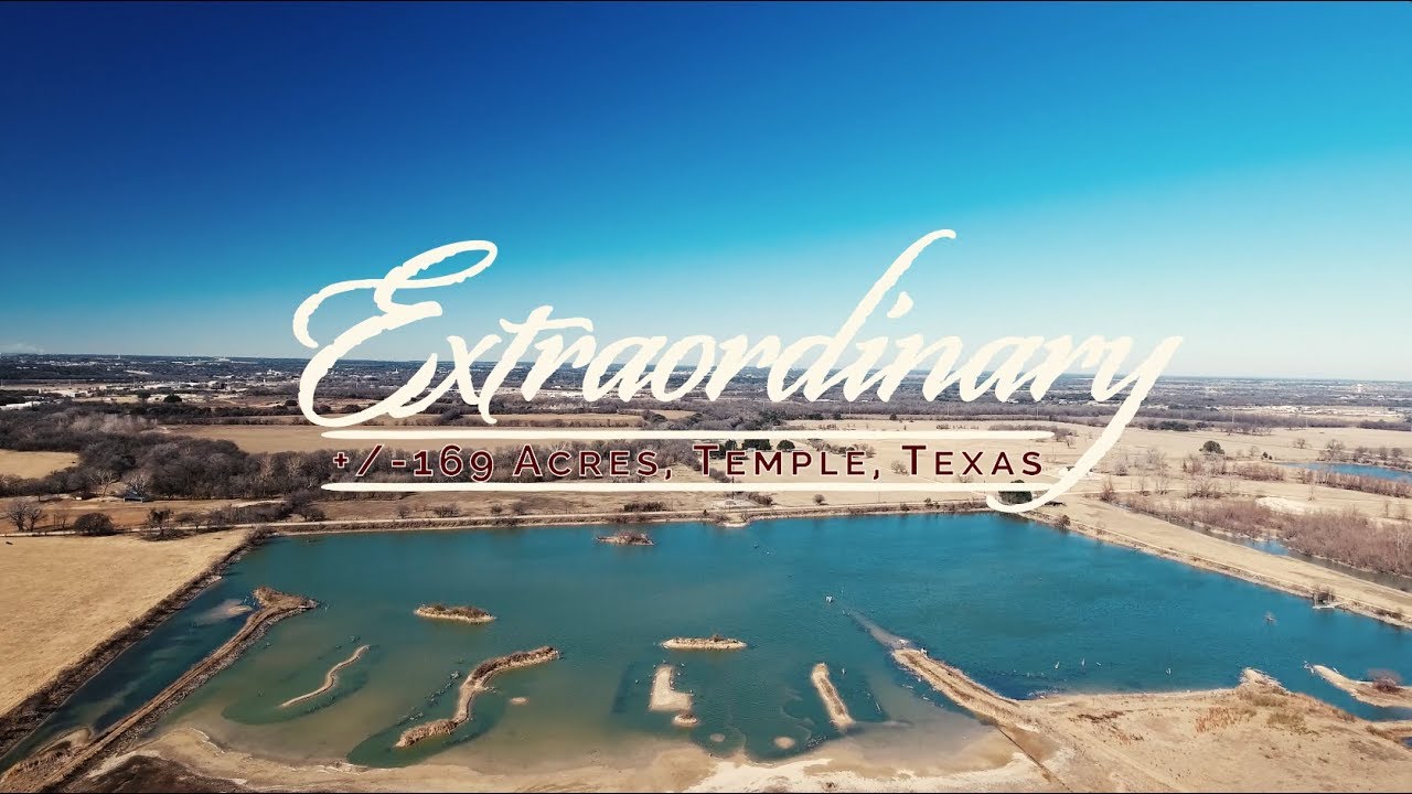 Sportsman's Paradise 169 acres, Shallow Ford Rd, Temple TX4k YouTube
