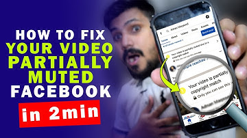 How to Fix Your Video Partially Muted Facebook | Remove Copyright Claim on Facebook 2022