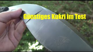 Praxis Test: Khukuri Kukri Survival und Bushcraft Machete