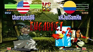 FT5 @samsho4: therapist66 (US) vs xXJulSamXx (CO) [Samurai Shodown